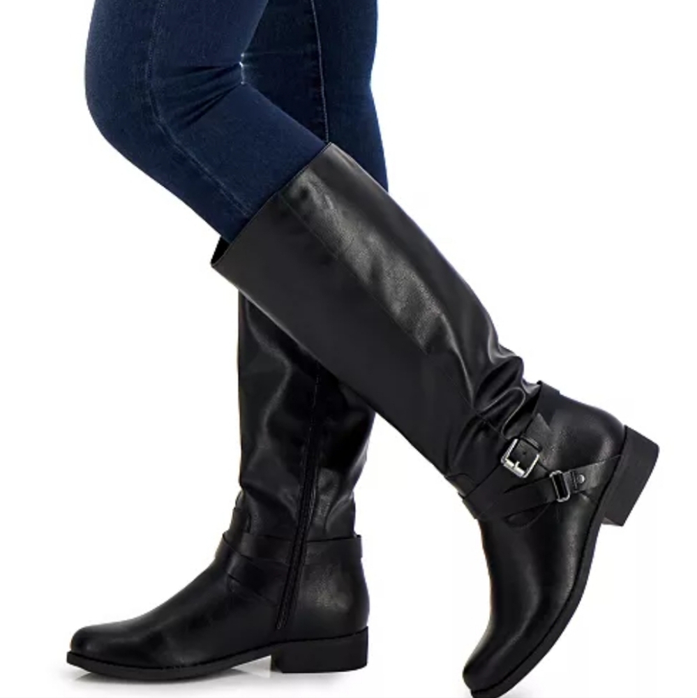 Macy's Style & Co. Marliee Knee High Riding Boots Women's Size 7 NWOB